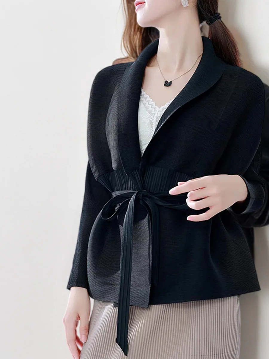 Loose All-match Jacket Women's Spring And Autumn 2023 New Casual Lapel Elegant Cardigan Lace-up Top For Women
Loose All-match Jacket Women's Spring And Autumn 2023 New Casual Lapel Elegant Cardigan Lace-up Top For Women