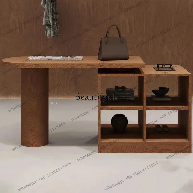jj4 Clothing Store Island Table Display Stand Showcase Simple Cash Register Counter Small Island for Women's Clothing Store
jj4 Clothing Store Island Table Display Stand Showcase Simple Cash Register Counter Small Island for Women's Clothing Store