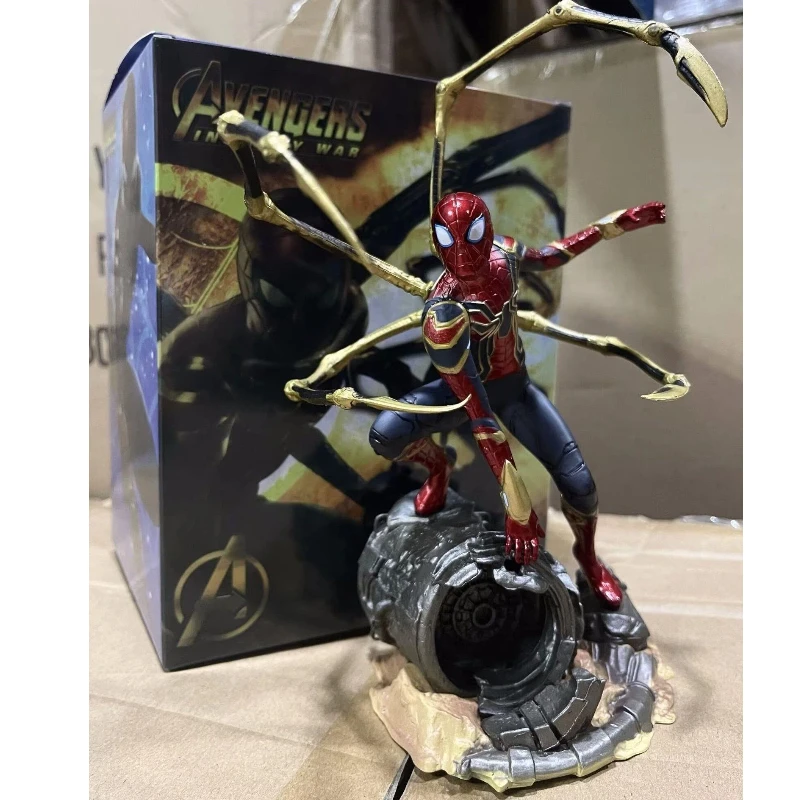 Коллекционная фигурка Железного Человека-паука ARTFX из фильма «Мстители: Война бесконечности» с механическими щупальцами для фанатов Marvel
Коллекционная фигурка Железного Человека-паука ARTFX из фильма «Мстители: Война бесконечности» с механическими щупальцами для фанатов Marvel