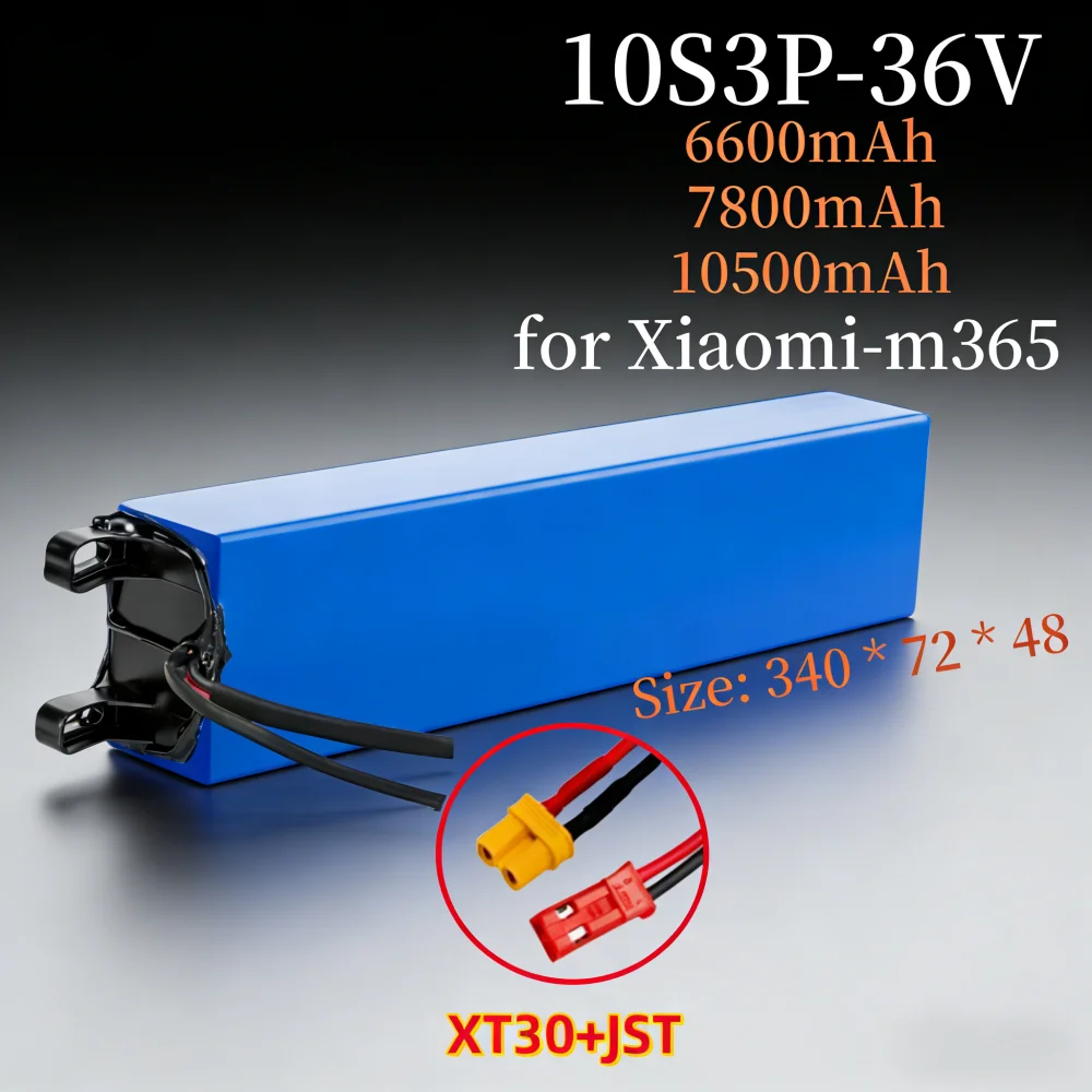 36V 7.8A 10.5Ah 10S3P Lithium Battery Pack Replacement Spare Accessory for Xiaomi M365 M356 Pro Scooter
36V 7.8A 10.5Ah 10S3P Lithium Battery Pack Replacement Spare Accessory for Xiaomi M365 M356 Pro Scooter