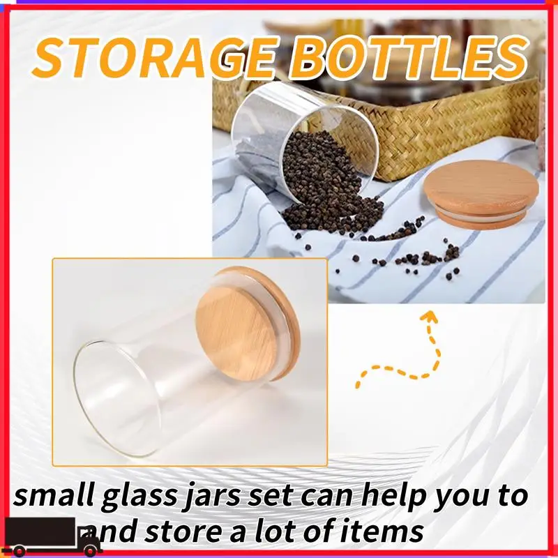 Premium-12Pcs Glass Jars Set(300Ml),Clear Spice Jars With Bamboo Lids, Food Storage Jars Canisters For Kitchen Counter Organizer
Premium-12Pcs Glass Jars Set(300Ml),Clear Spice Jars With Bamboo Lids, Food Storage Jars Canisters For Kitchen Counter Organizer