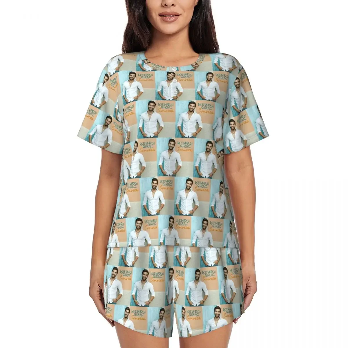 Kendji Girac Gitano Round Neck Short Sleeves Nightdress for Sleeping Sleepshirts Women Loose Pajama Set Short Pants
Kendji Girac Gitano Round Neck Short Sleeves Nightdress for Sleeping Sleepshirts Women Loose Pajama Set Short Pants