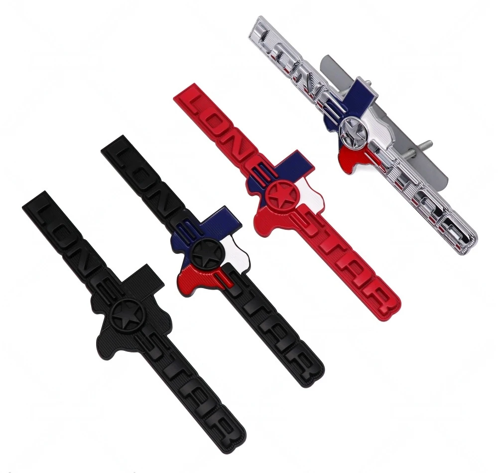 1pc Metal TEXAS LONE STAR Front Grille Emblem Car Badge Nameplate for Car Truck SUV Etc.
1pc Metal TEXAS LONE STAR Front Grille Emblem Car Badge Nameplate for Car Truck SUV Etc.