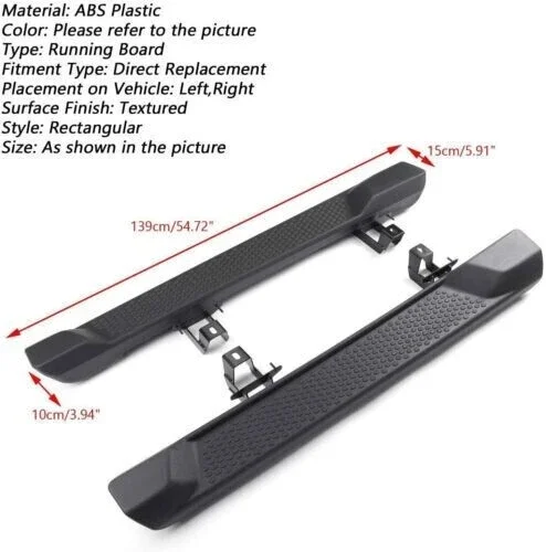 Aluminium Running Boards Side Steps Nerf Bar Heavy Duty Car Side Pedal Accessories for Jeep Wrangler JL 2 Door 2018-2026
Aluminium Running Boards Side Steps Nerf Bar Heavy Duty Car Side Pedal Accessories for Jeep Wrangler JL 2 Door 2018-2026
