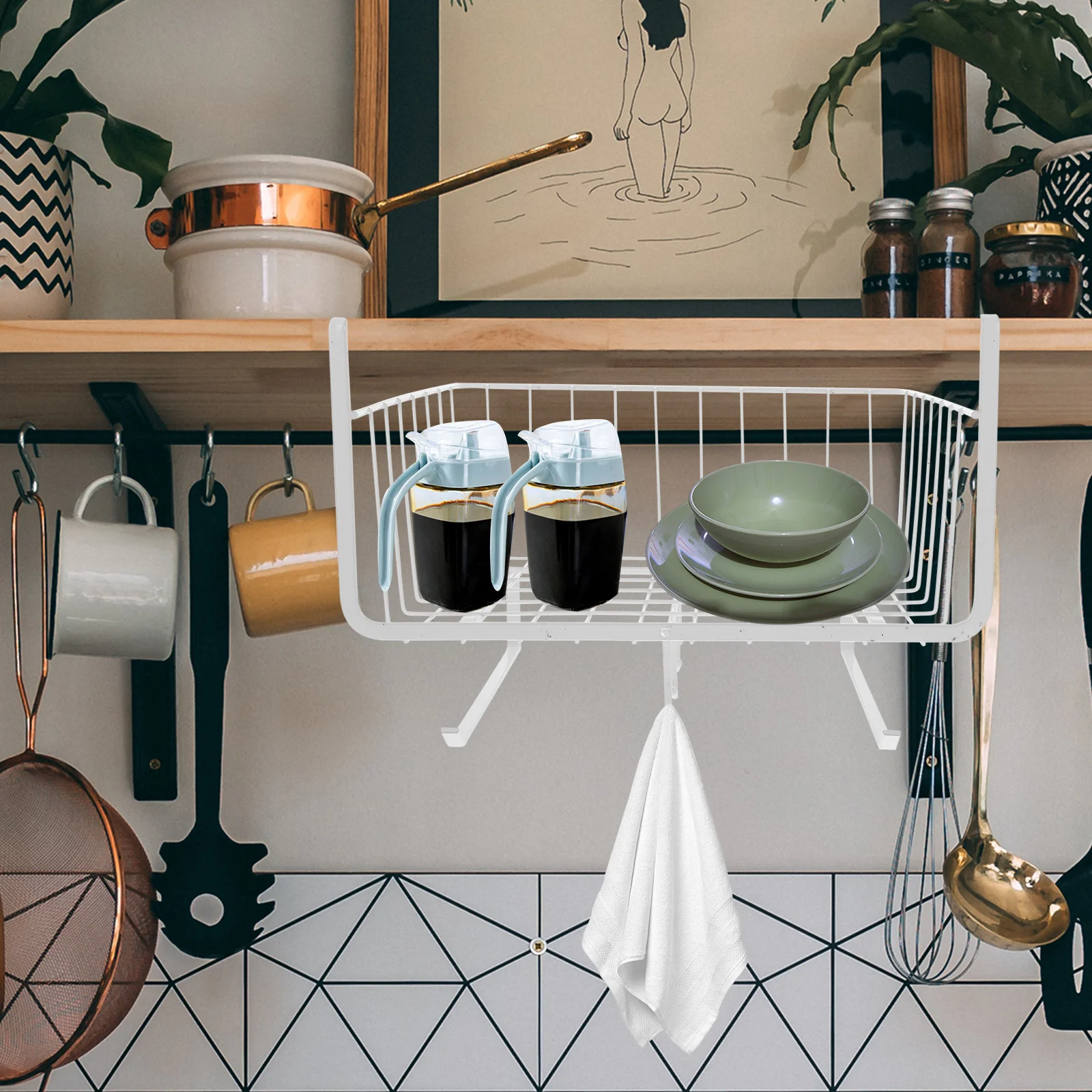 Under Shelf Storage Basket Carbon Steel Hanging Organizer Kitchen Cabinet Storage Rack Wire Basket Holder
Under Shelf Storage Basket Carbon Steel Hanging Organizer Kitchen Cabinet Storage Rack Wire Basket Holder