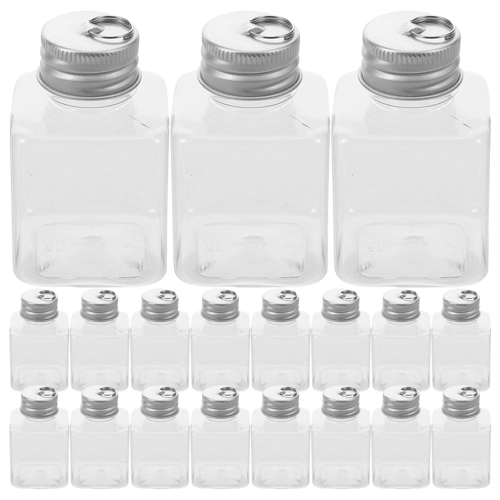 24 прозрачных пластиковых флакона-кубиков по 50 мл со встроенной подвесной петлей на крышке, многоразовые баночки для сока и конфет, для рождественских украшений и поделок своими руками
24 прозрачных пластиковых флакона-кубиков по 50 мл со встроенной подвесной петлей на крышке, многоразовые баночки для сока и конфет, для рождественских украшений и поделок своими руками