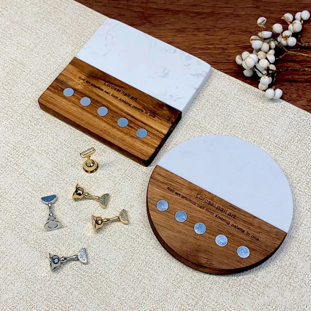 Square/Round Base Magnetic Nail Art Holder Reusable 5 Nail Holders Nail Display Rack Detachable Strong Magnetic False Nail Stand
Square/Round Base Magnetic Nail Art Holder Reusable 5 Nail Holders Nail Display Rack Detachable Strong Magnetic False Nail Stand