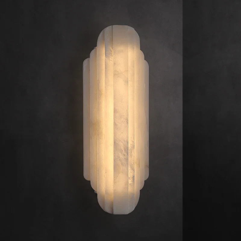 Natural Marble Wall Luminaire, Luxury Minimalist Indoor/Outdoor Sconce for Bedroom & Living Room Background
Natural Marble Wall Luminaire, Luxury Minimalist Indoor/Outdoor Sconce for Bedroom & Living Room Background