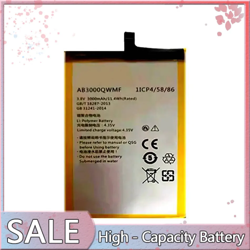 AB3000QWMF 3000Mah Premium Replacement Mobile Phone Battery For Philips S562Z Good Low-Temperature Performance
AB3000QWMF 3000Mah Premium Replacement Mobile Phone Battery For Philips S562Z Good Low-Temperature Performance