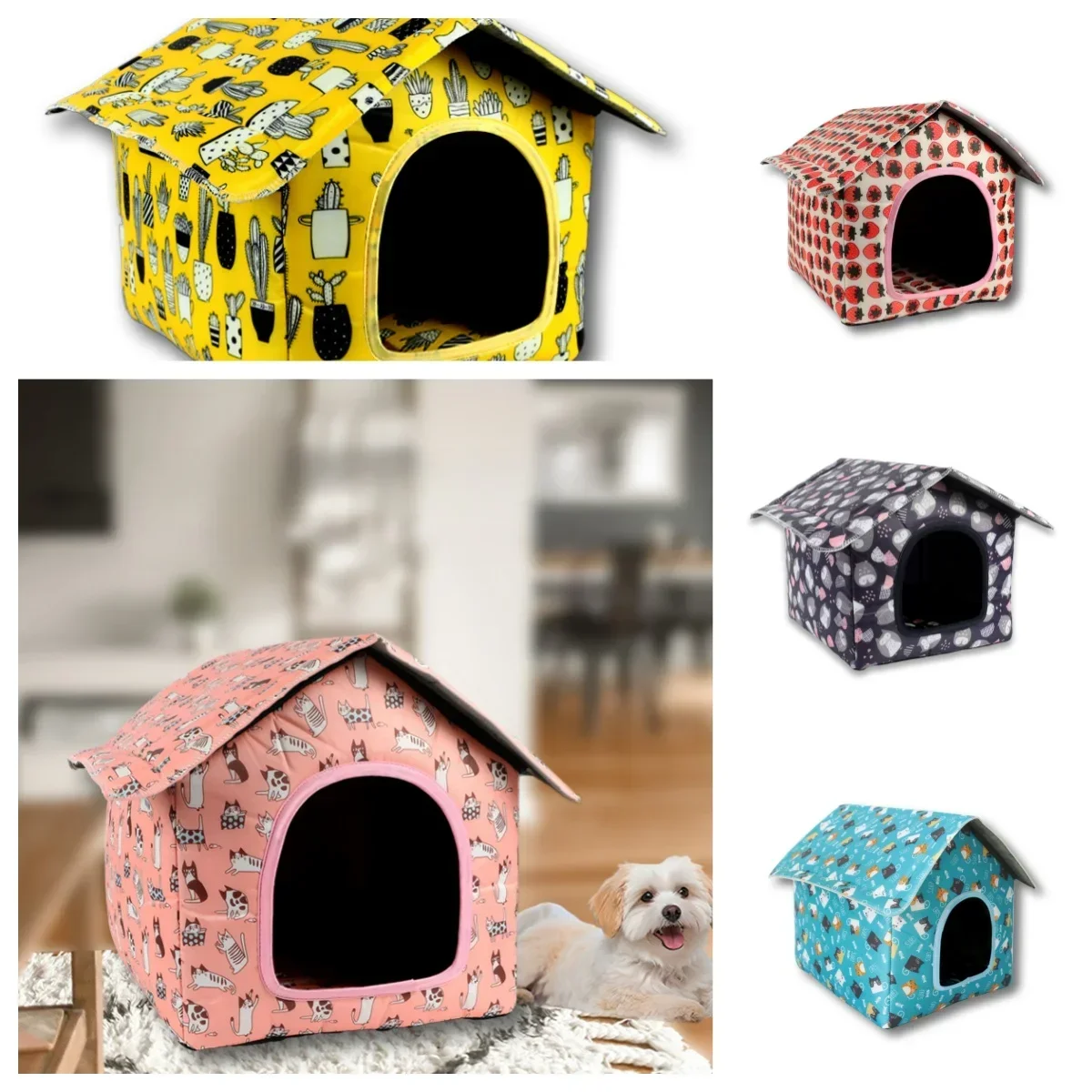 Water-resistant Foldable and Detachable Pet House Ideal for Cats Dogs in Outdoor Environments Cat House Cats Home Pet Supplies 
Water-resistant Foldable and Detachable Pet House Ideal for Cats Dogs in Outdoor Environments Cat House Cats Home Pet Supplies