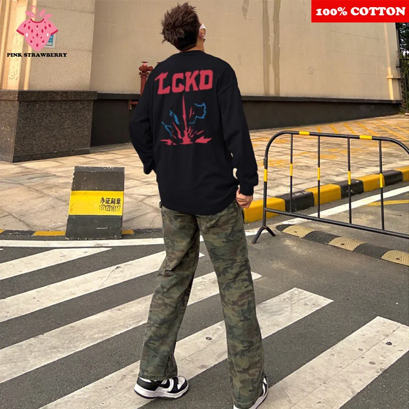 American Letter Print Black T-shirt Men Autumn 2025 New 100%Cotton Long sleeves Casual Loose Workout Shirt Y2k Top mens clothing
American Letter Print Black T-shirt Men Autumn 2025 New 100%Cotton Long sleeves Casual Loose Workout Shirt Y2k Top mens clothing