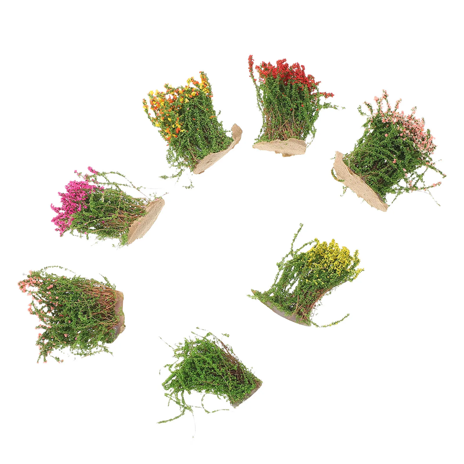 7 Pcs DIY Dollhouse Miniature Flower Bush Simulated Green Plants Decorative Flower Cluster Artificial Stems Flowers Toy
7 Pcs DIY Dollhouse Miniature Flower Bush Simulated Green Plants Decorative Flower Cluster Artificial Stems Flowers Toy