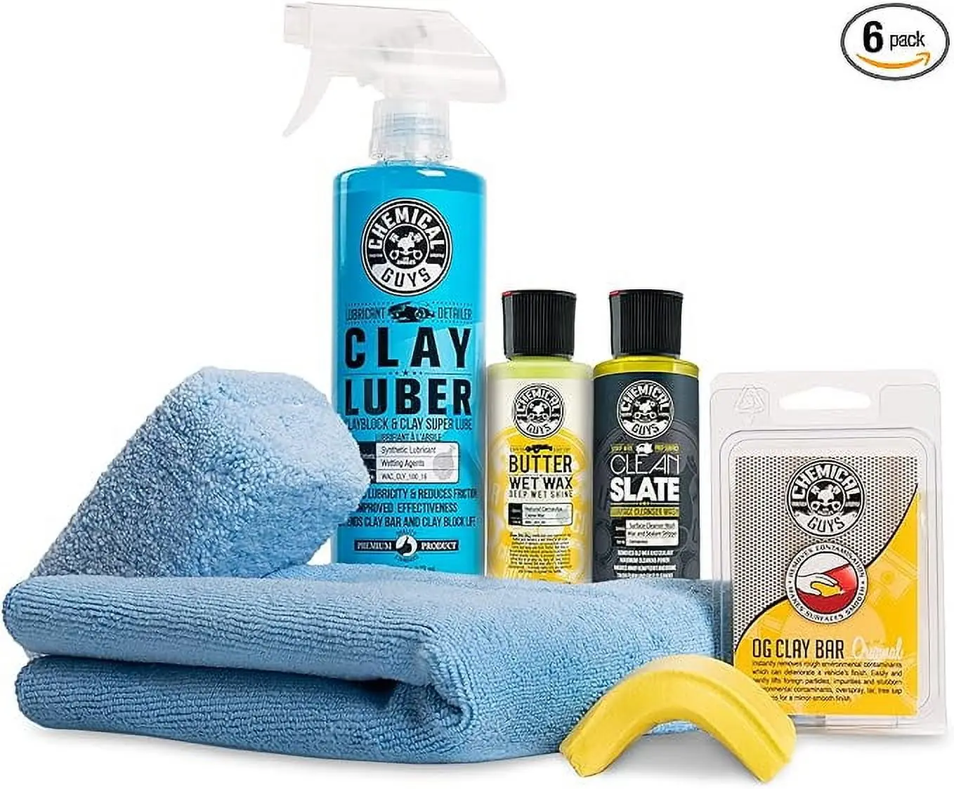 CLY700 Full Clay Cleaning Kit Featuring Light to Medium Duty Clay Bar and Six Essential Accessories
CLY700 Full Clay Cleaning Kit Featuring Light to Medium Duty Clay Bar and Six Essential Accessories