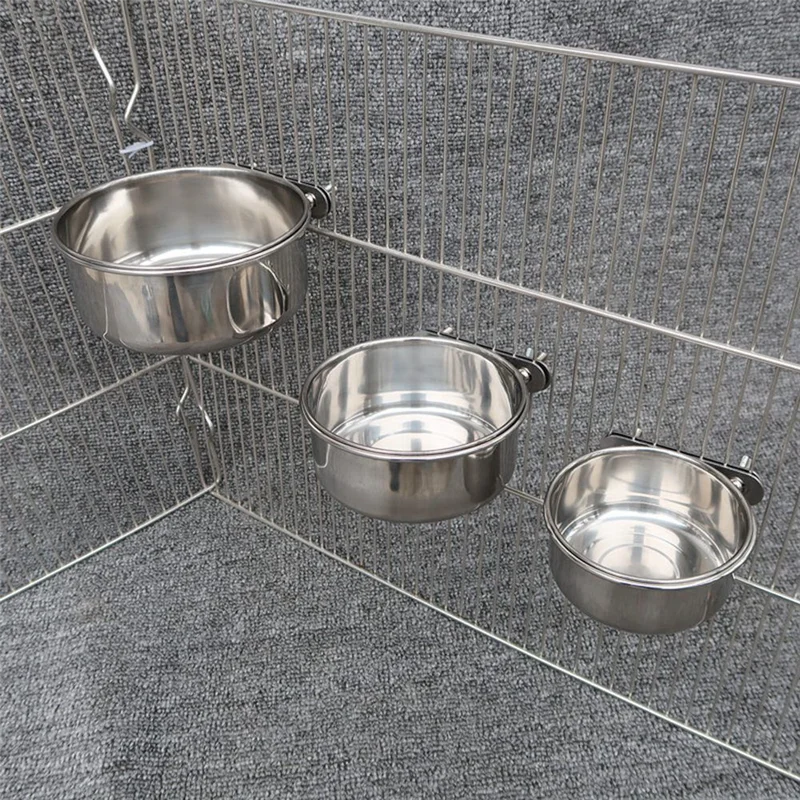 Bird Feeder Parrot Stainless Steel Food Bowl Waterproof Garden Hanging Wild Bird Feeder Bird Accessories ,Single Screw 3PCS
Bird Feeder Parrot Stainless Steel Food Bowl Waterproof Garden Hanging Wild Bird Feeder Bird Accessories ,Single Screw 3PCS