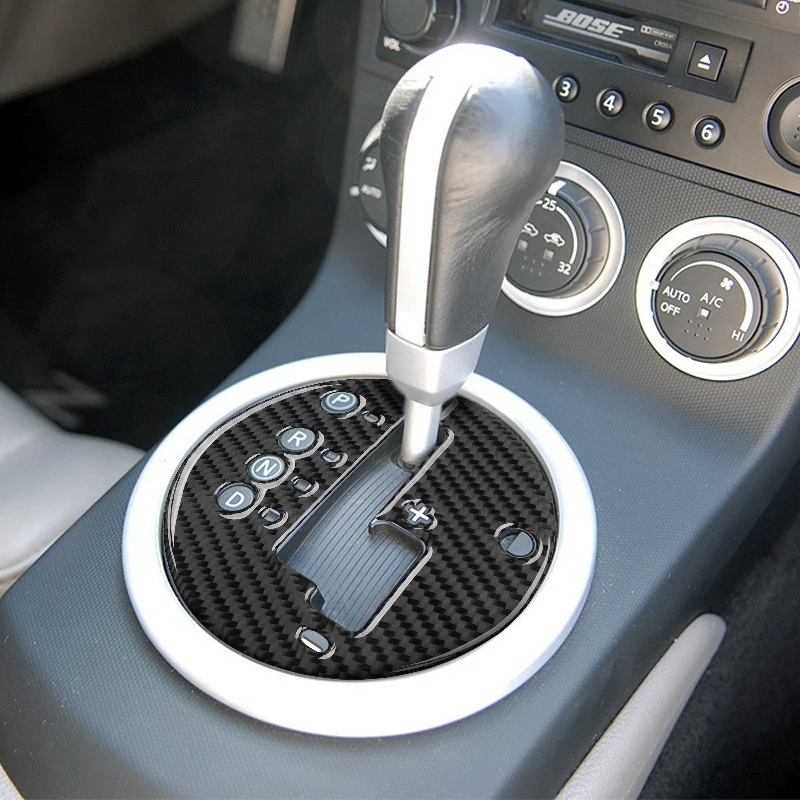 Для NISSAN 350Z Z33 2003-2009 внутренняя отделка из углеродного волокна, автомобильная панель переключения передач, кнопка, рамка, наклейки, автомобильные аксессуары
Для NISSAN 350Z Z33 2003-2009 внутренняя отделка из углеродного волокна, автомобильная панель переключения передач, кнопка, рамка, наклейки, автомобильные аксессуары