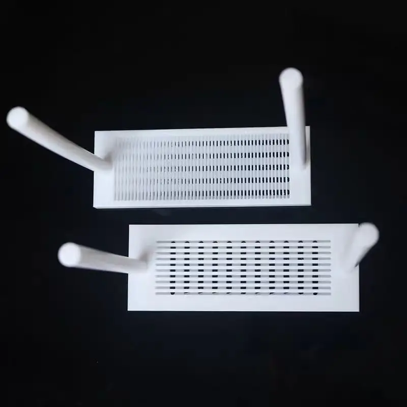 Rectangular PTFE cleaning rack, conductive glass cleaning rack, ITO/FTO PTFE cleaning rack
Rectangular PTFE cleaning rack, conductive glass cleaning rack, ITO/FTO PTFE cleaning rack