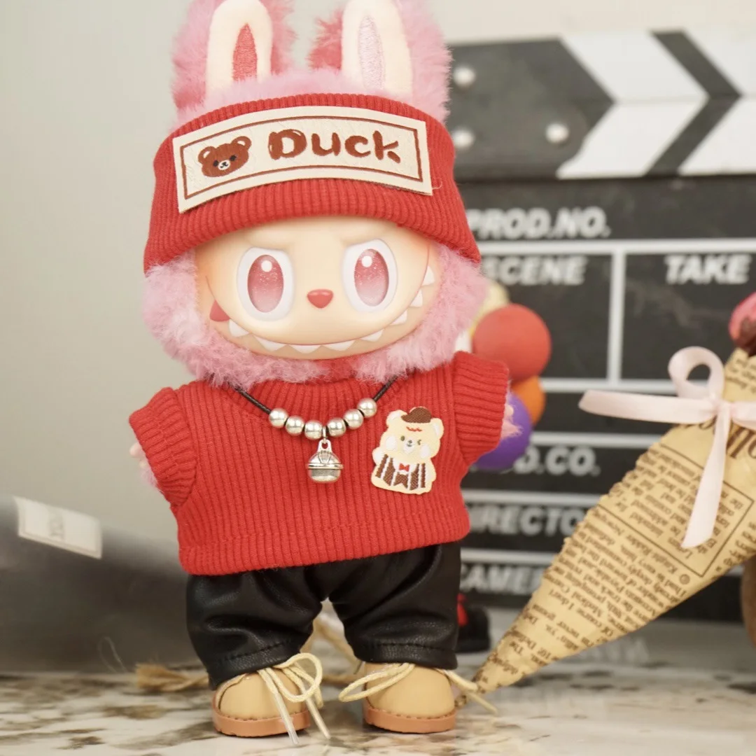 For Korea Kpop Exo 15/17cm Labubu Clothes Duck Little Bear Red T-shirt Hair Band Accessories Plush Idol Doll's Clothing Gift
For Korea Kpop Exo 15/17cm Labubu Clothes Duck Little Bear Red T-shirt Hair Band Accessories Plush Idol Doll's Clothing Gift