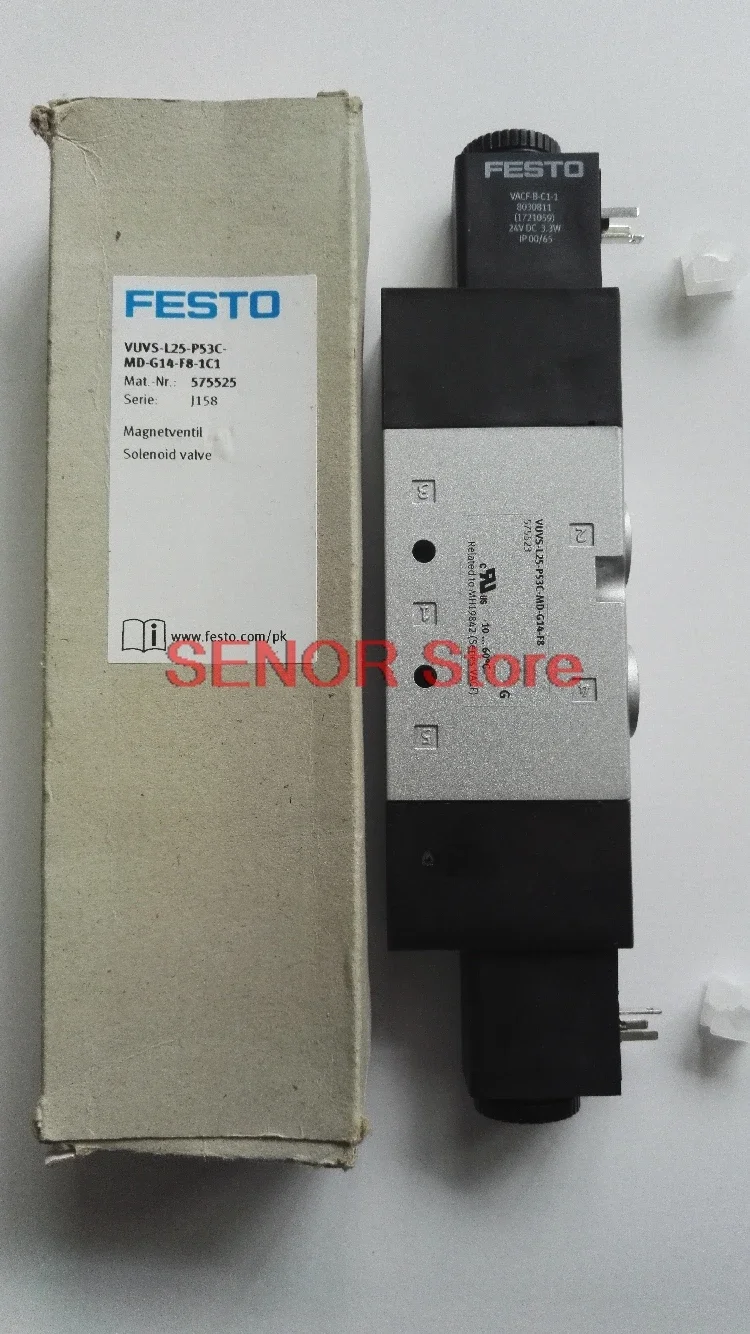 Brand new original solenoid valve VUVS-L25-P53C-MD-G14-F8-1C1 (575525)
Brand new original solenoid valve VUVS-L25-P53C-MD-G14-F8-1C1 (575525)