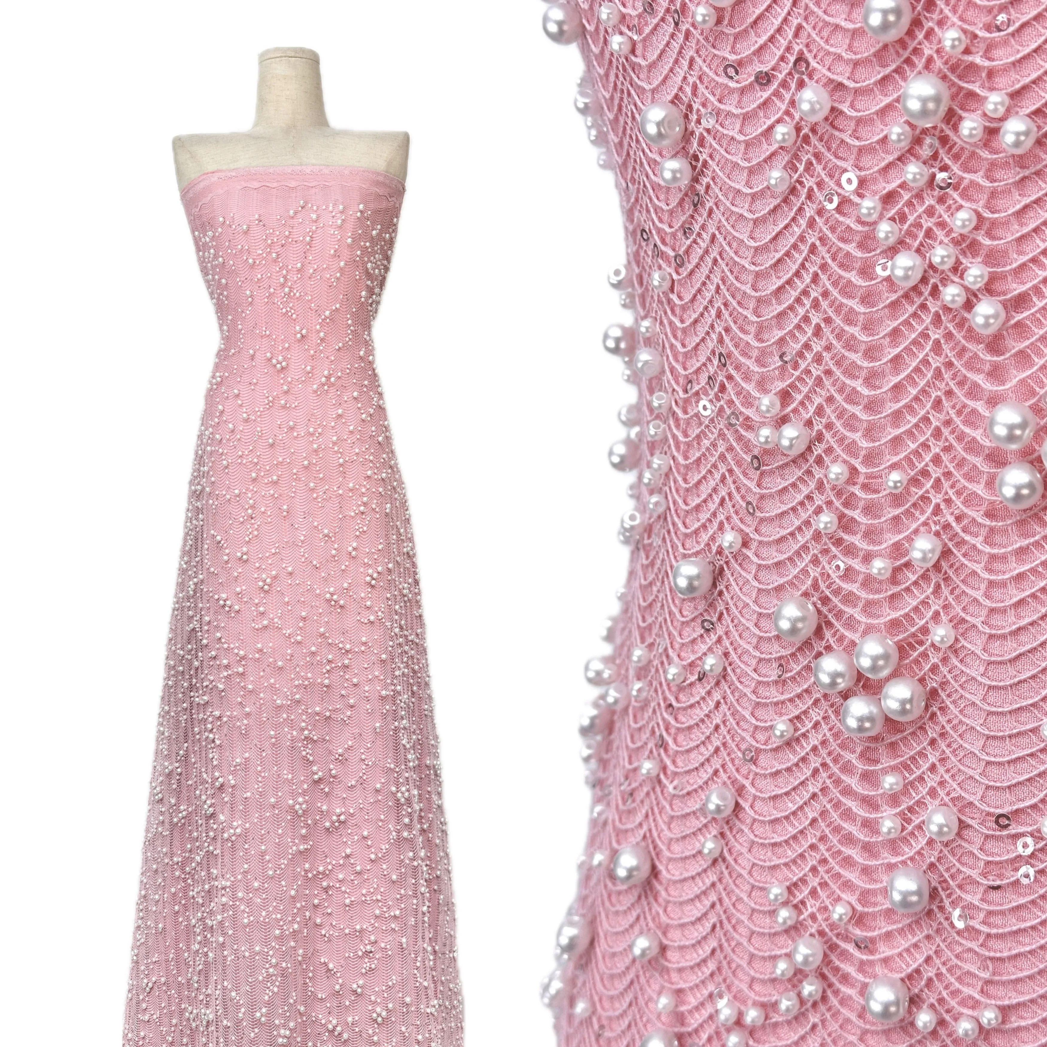 Розовое африканское кружево из французского тюля с вышивкой для свадебных платьев, вечерних нарядов и пошива свадебных платьев в нигерийском стиле
Розовое африканское кружево из французского тюля с вышивкой для свадебных платьев, вечерних нарядов и пошива свадебных платьев в нигерийском стиле