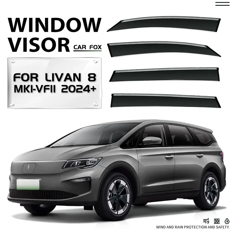 For Livan 8 2024+ Car Window Visor Awning Shelters Windshield Side Window Rain Guard Shade Auto Accessories Body Kit
For Livan 8 2024+ Car Window Visor Awning Shelters Windshield Side Window Rain Guard Shade Auto Accessories Body Kit