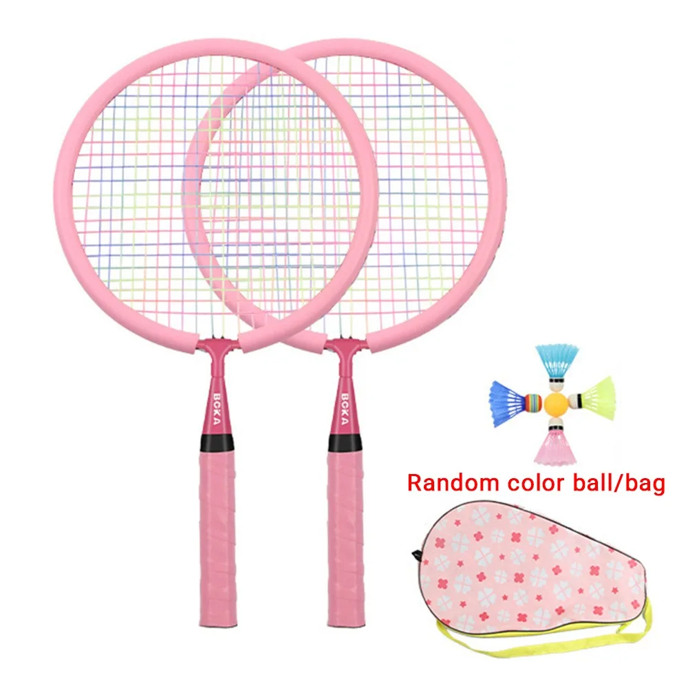 Shock Absorbing Children Badminton Rackets Lightweight Soft Grip Badminton Racket Set with Carry Bag with 5 Balls
Shock Absorbing Children Badminton Rackets Lightweight Soft Grip Badminton Racket Set with Carry Bag with 5 Balls