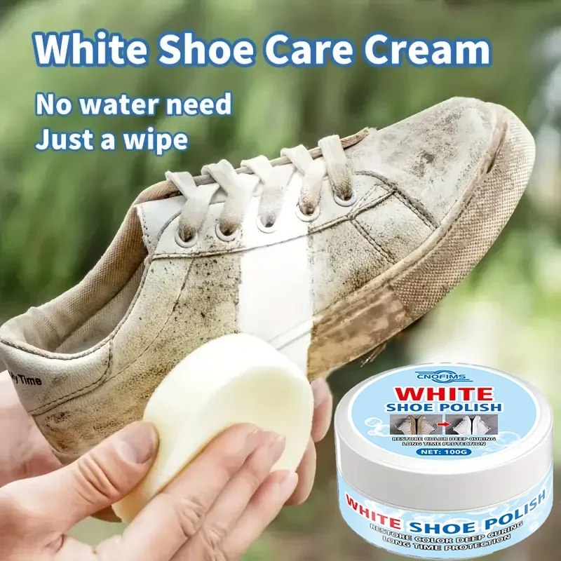 Крем-очиститель для обуви Fasilawei Instant White - средство для удаления пятен без смывания, отбеливающее, для кроссовок и текстиля
Крем-очиститель для обуви Fasilawei Instant White - средство для удаления пятен без смывания, отбеливающее, для кроссовок и текстиля
