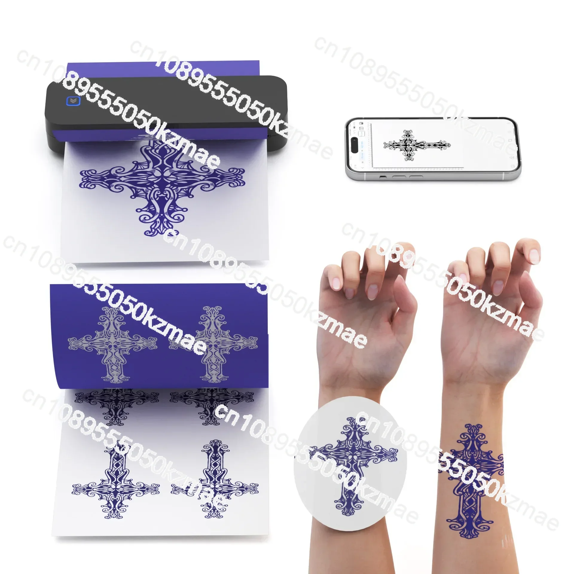 High definition mini thermal phone bluetooth ink-free office tattoo portable A4 printer
High definition mini thermal phone bluetooth ink-free office tattoo portable A4 printer
