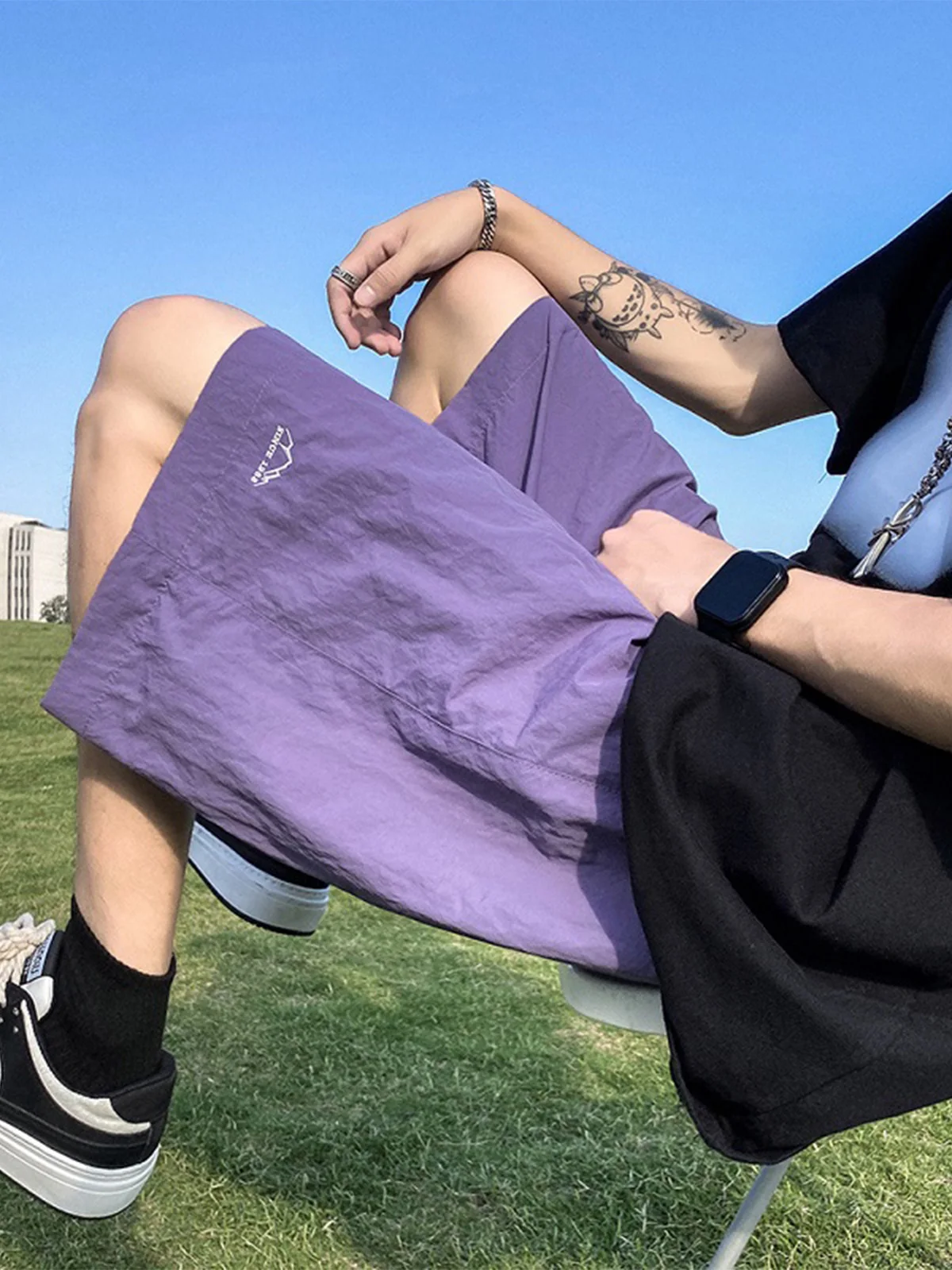 American Style Straight Leg Workwear Shorts Men's Summer Thin Ice Silk Quick Dry Casual Five-Quarter Pants Loose Fit Youthful
American Style Straight Leg Workwear Shorts Men's Summer Thin Ice Silk Quick Dry Casual Five-Quarter Pants Loose Fit Youthful