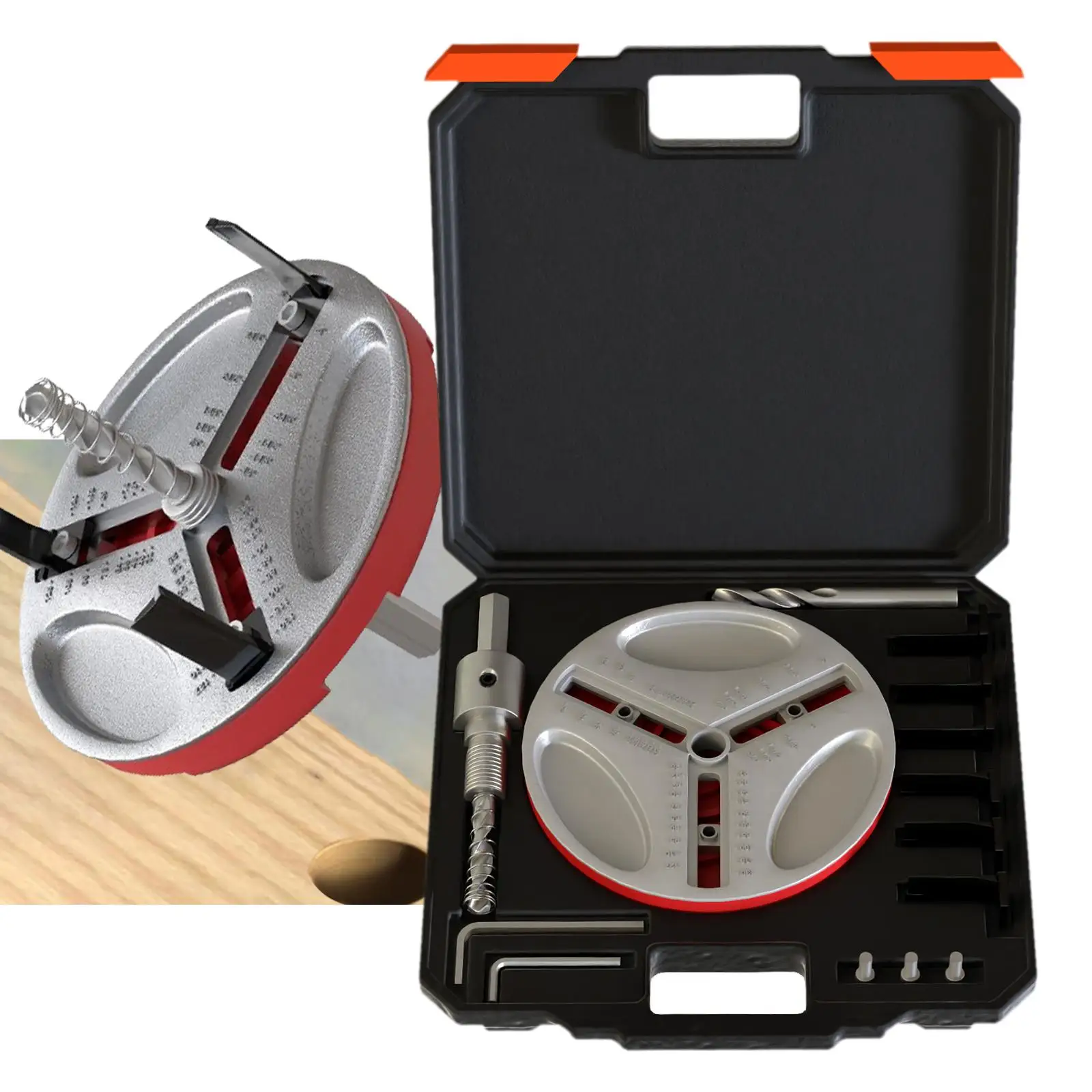 Adjustable Punch Saw Tool, Adjustable Hole Saws, Hole Positioning, Round Alloy
Adjustable Punch Saw Tool, Adjustable Hole Saws, Hole Positioning, Round Alloy