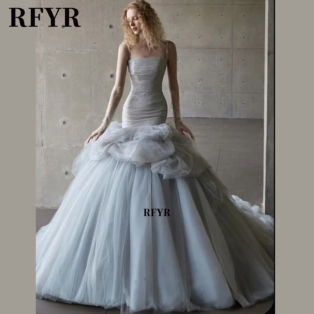 RFYR Mermaid Evening Gowns Long Party Gowns Beaded Straps فساتين مناسبة رسمية Pleated Evening Dresses for Women Customized
RFYR Mermaid Evening Gowns Long Party Gowns Beaded Straps فساتين مناسبة رسمية Pleated Evening Dresses for Women Customized