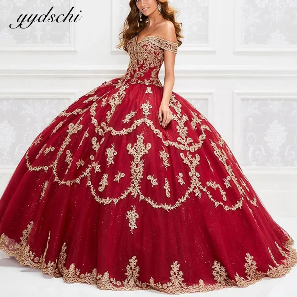 Burgundy Quinceanera Dresses Birthday Party Ball Gown Tulle Off The Shoulder Appliques Glitter Robes De Soirée 2025 Prom Dress
Burgundy Quinceanera Dresses Birthday Party Ball Gown Tulle Off The Shoulder Appliques Glitter Robes De Soirée 2025 Prom Dress