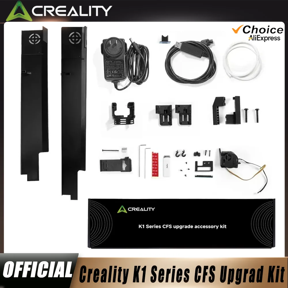 Creality Official CFS Upgrade Kit – Multi-Color Printing for K1 Max / K1C / K1 / K1 SE, Easy 20-Minute Install, Fast CFS Connect
Creality Official CFS Upgrade Kit – Multi-Color Printing for K1 Max / K1C / K1 / K1 SE, Easy 20-Minute Install, Fast CFS Connect