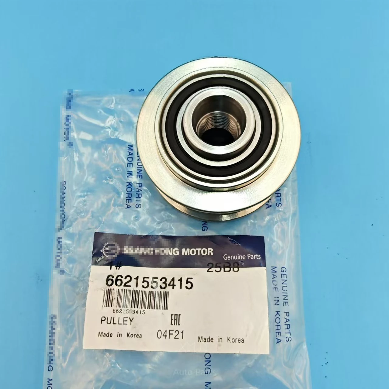 D20DTF D20DTR Шкив генератора двигателя, совместимый с Ssangyong Rexton Actyon Musso Korando C 6621553415
D20DTF D20DTR Шкив генератора двигателя, совместимый с Ssangyong Rexton Actyon Musso Korando C 6621553415