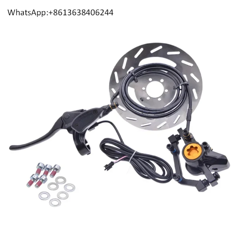 Improved universal horizontal hydraulic disc brake with double piston oil pan for horizontal folding electric vehicle
Improved universal horizontal hydraulic disc brake with double piston oil pan for horizontal folding electric vehicle