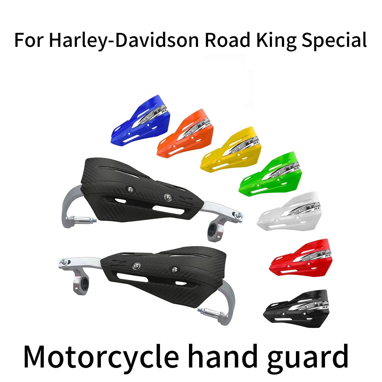 For Harley-Davidson Road King Special Universal Motorcycle Handguards Aluminum Alloy Handlebar Protector Wind Deflector Brush
For Harley-Davidson Road King Special Universal Motorcycle Handguards Aluminum Alloy Handlebar Protector Wind Deflector Brush