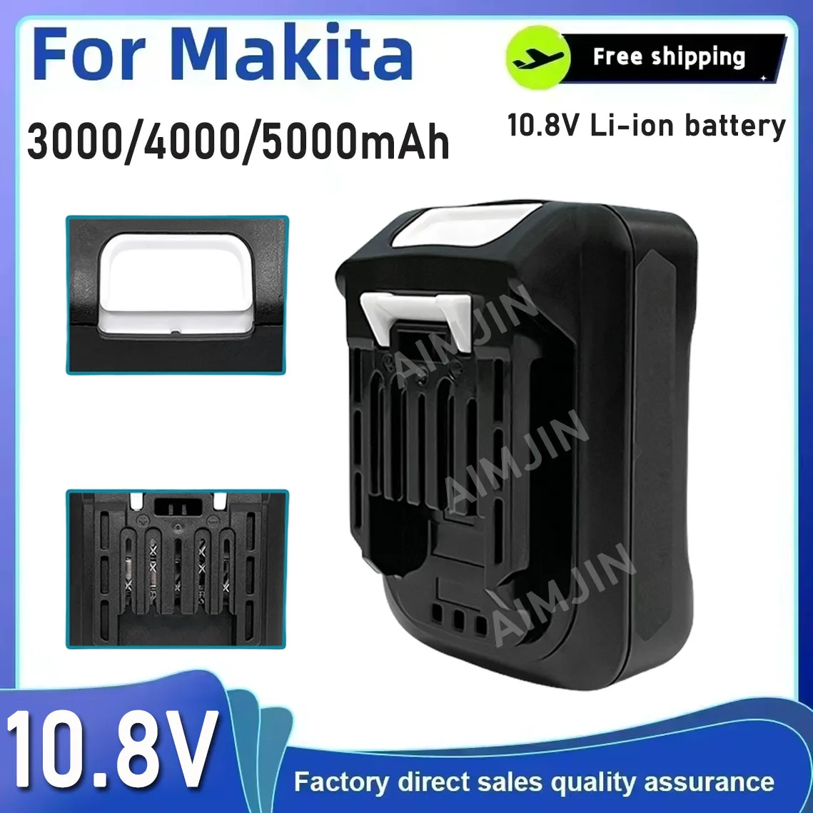 k For Makita 5000mAh 10.8V 197390-1 BL1015 1973901 BL1021B BL1041B BL1015B BL1020B BL1040B Li-ion Battery
k For Makita 5000mAh 10.8V 197390-1 BL1015 1973901 BL1021B BL1041B BL1015B BL1020B BL1040B Li-ion Battery