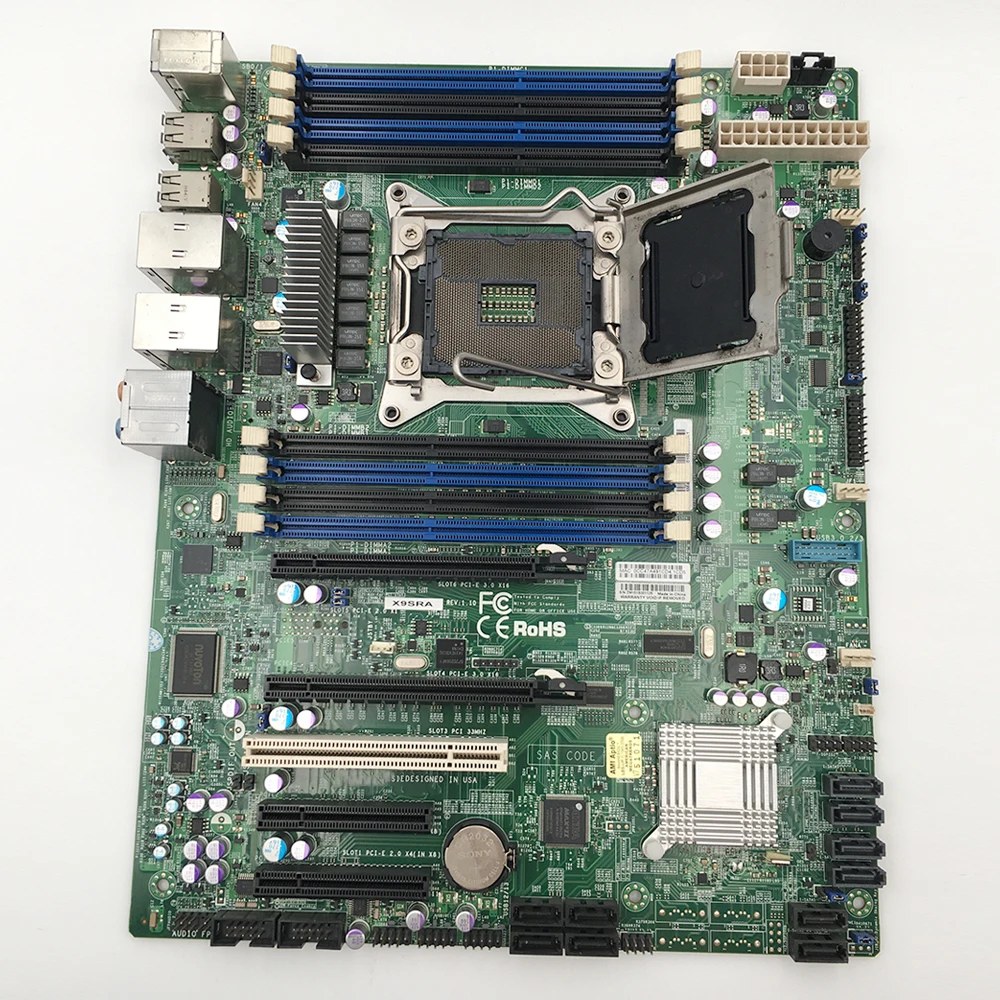 X9SRA For Supermicro Motherboard LGA2011 E5-2600/1600 V1/V2 Family 2nd and 3rd Gen. Core i7 Series ECC DDR3
X9SRA For Supermicro Motherboard LGA2011 E5-2600/1600 V1/V2 Family 2nd and 3rd Gen. Core i7 Series ECC DDR3
