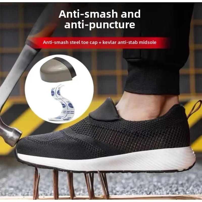 Lightweight Labor Insurance Shoes Men's Breathable Anti-smashing and Anti-piercing Midsole Safety Protective Shoes
Lightweight Labor Insurance Shoes Men's Breathable Anti-smashing and Anti-piercing Midsole Safety Protective Shoes