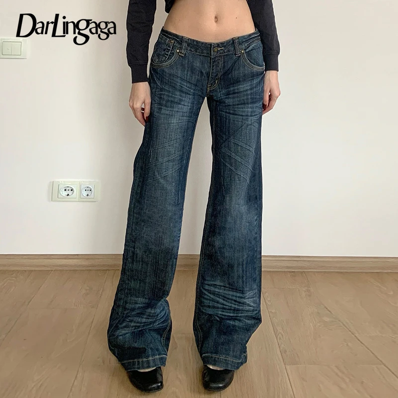 Darlingag Streetwear Washed Straight With Fold Jeans Women Fake Cat Whisker Patterned Full Length Denim Trousers Vintage Bottom
Darlingag Streetwear Washed Straight With Fold Jeans Women Fake Cat Whisker Patterned Full Length Denim Trousers Vintage Bottom