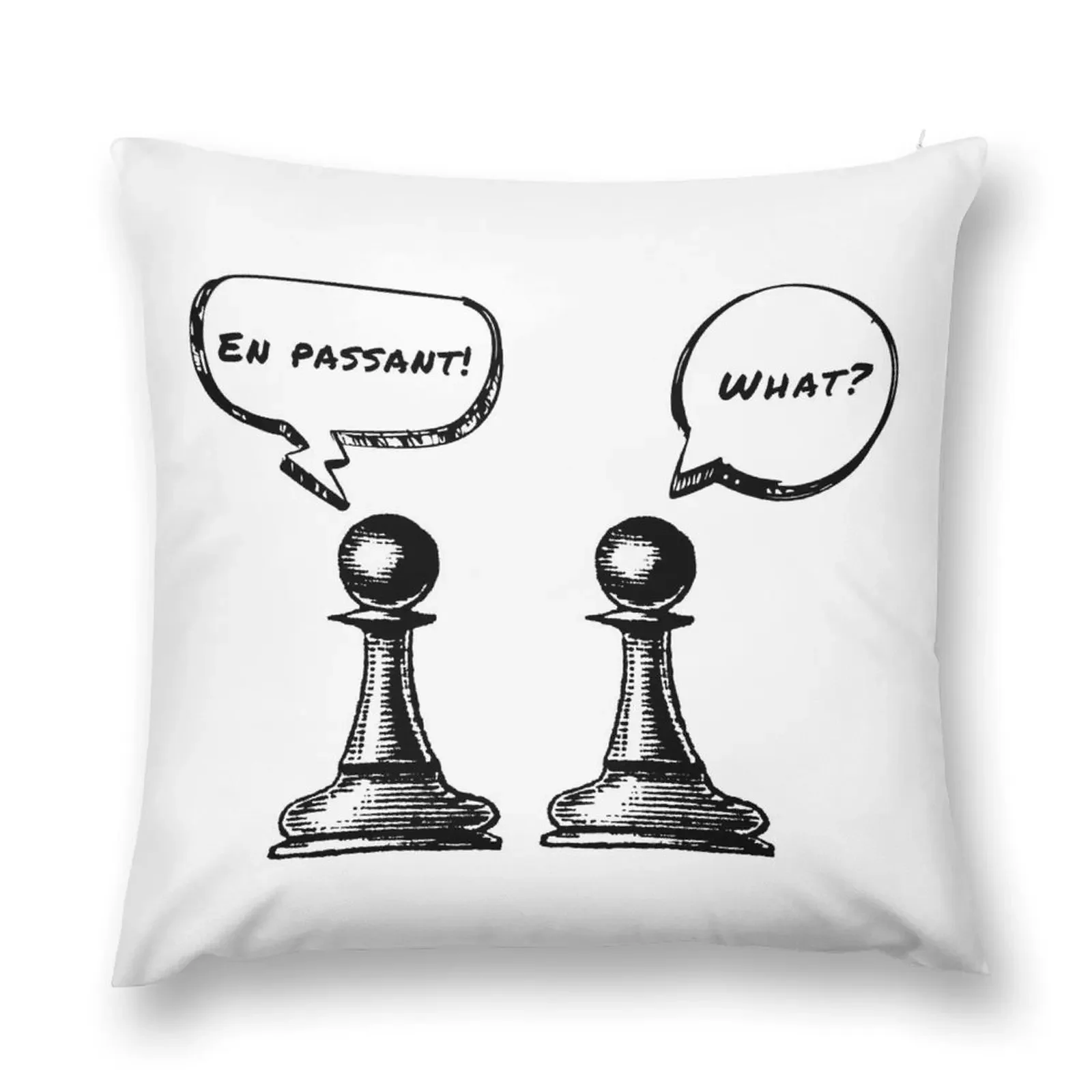 Chess Pawns - En Passant! What Throw Pillow Pillow Cases Decorative ornamental pillows for living room pillow
Chess Pawns - En Passant! What Throw Pillow Pillow Cases Decorative ornamental pillows for living room pillow