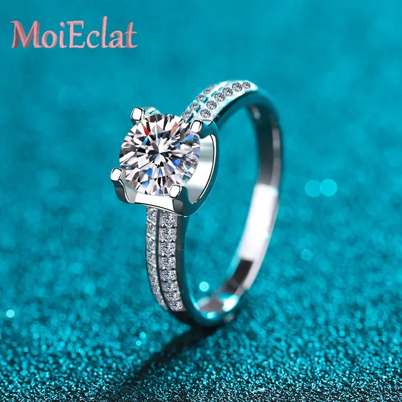 Luxury Romantic Double Row Diamond Wedding Ring for Women, Sparkling 1ct Moissanite Band Platinum Pt950 Fine Jewelry Party Gift
Luxury Romantic Double Row Diamond Wedding Ring for Women, Sparkling 1ct Moissanite Band Platinum Pt950 Fine Jewelry Party Gift