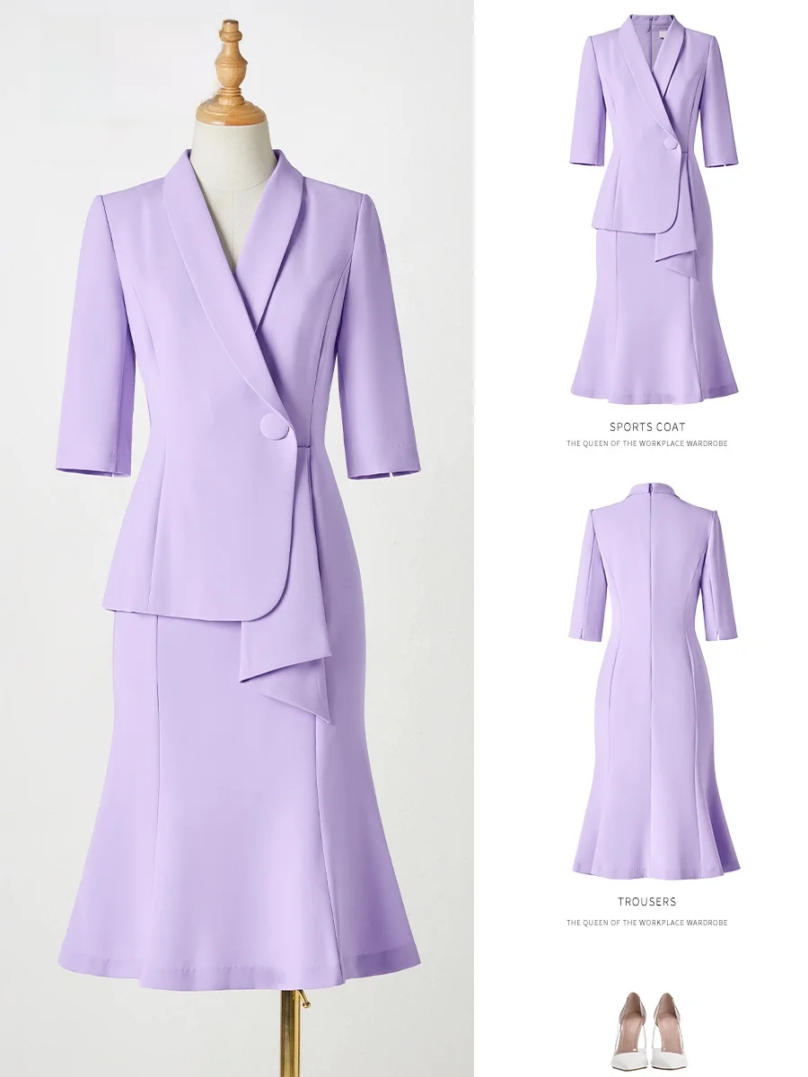 Xiangchun Bird High-End Women's Dress Summer Formal Workwear Teacher Professional Suit Skirt Dress Commute OL Style Uneven He...
Xiangchun Bird High-End Women's Dress Summer Formal Workwear Teacher Professional Suit Skirt Dress Commute OL Style Uneven He...