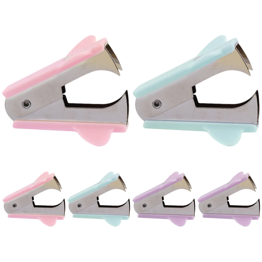 6 Pcs Mini Nail Remover Lightweight Staple Office Accessories Multi-use Metal Stapler Puller Aluminum Alloy Small Supply
6 Pcs Mini Nail Remover Lightweight Staple Office Accessories Multi-use Metal Stapler Puller Aluminum Alloy Small Supply