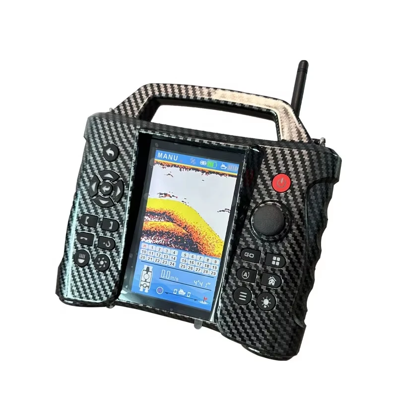Fishing rc bait boat with sonar fish finder and gps max. 1000m with less than 2m error
Fishing rc bait boat with sonar fish finder and gps max. 1000m with less than 2m error