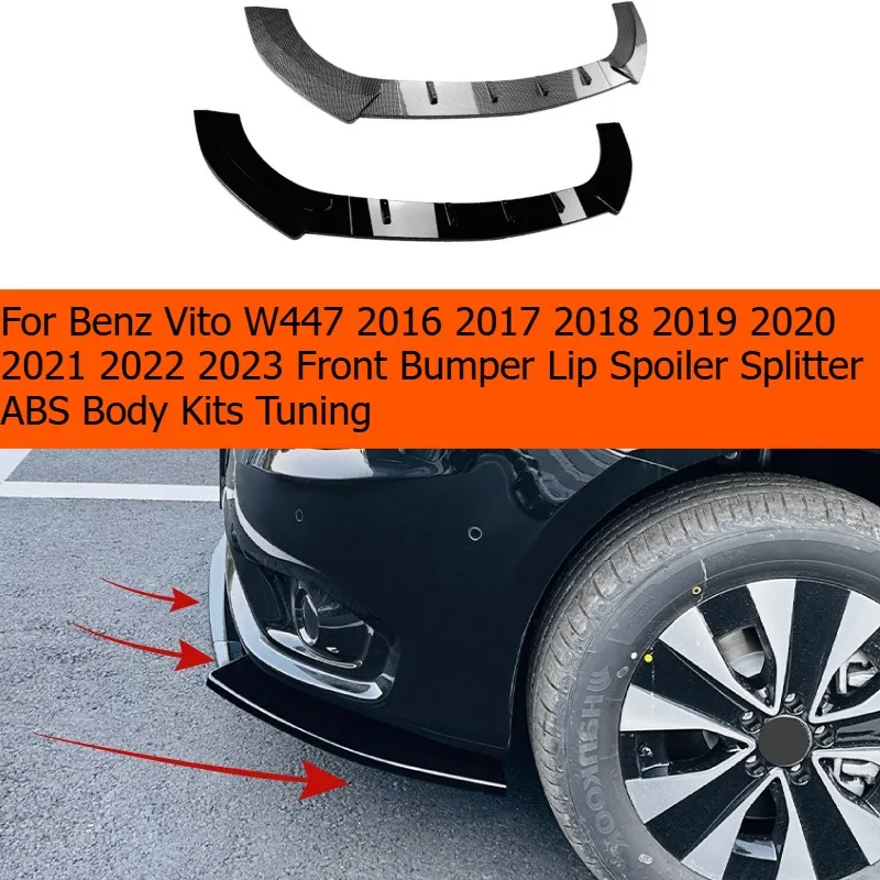 For Mercedes Benz Vito W447 2016 2017 2018 2019 2020 2021 2022 2023 Front Bumper Lip Spoiler Splitter ABS Body Kits Tuning
For Mercedes Benz Vito W447 2016 2017 2018 2019 2020 2021 2022 2023 Front Bumper Lip Spoiler Splitter ABS Body Kits Tuning