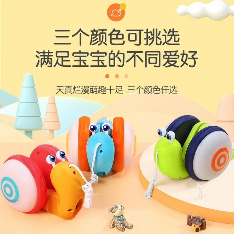 Interest Training Dragging Snail Toy Music Baby Pull String Snail for 3-6 Years Old Light Glow with Traction Rope Education Toys
Interest Training Dragging Snail Toy Music Baby Pull String Snail for 3-6 Years Old Light Glow with Traction Rope Education Toys