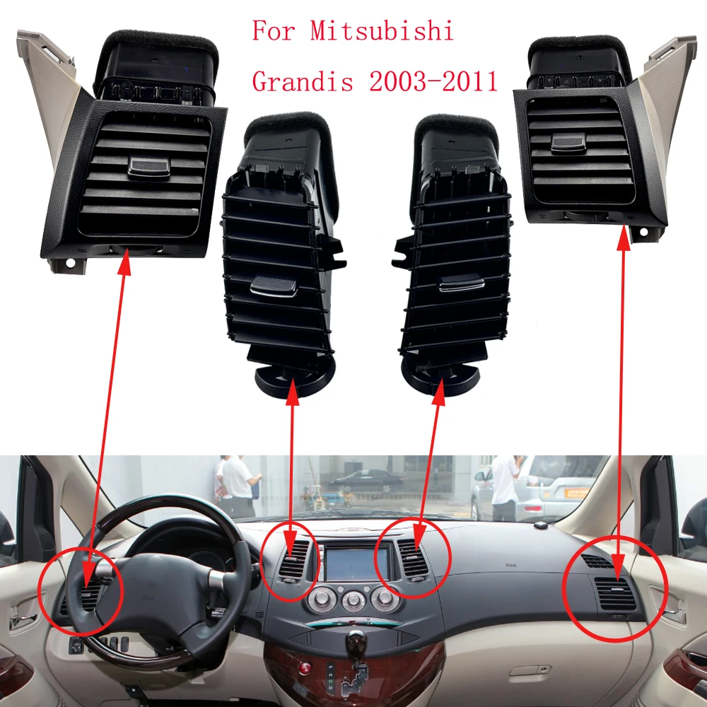 for MITSUBISHI GRANDIS 2003-2011 Car dashboard air conditioner air outlet Main driver, co-driver air conditioning outlet
for MITSUBISHI GRANDIS 2003-2011 Car dashboard air conditioner air outlet Main driver, co-driver air conditioning outlet