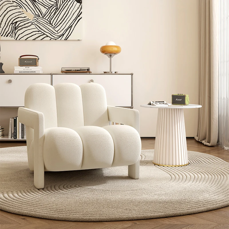 White Luxury Chair Office Creative Indoor Nook Design Back Rest Single Chair Balcony Minimalist Fauteuil Salon Nordic Furniture
White Luxury Chair Office Creative Indoor Nook Design Back Rest Single Chair Balcony Minimalist Fauteuil Salon Nordic Furniture
