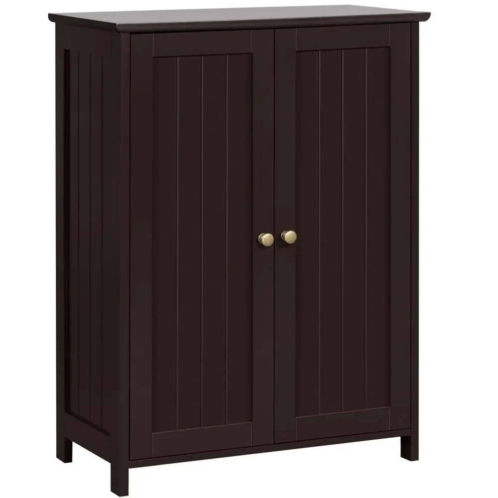Double Door Bathroom Floor Cabinet Adjustable Shelves Anti-toppling Free Standing Storage Espresso Customized
Double Door Bathroom Floor Cabinet Adjustable Shelves Anti-toppling Free Standing Storage Espresso Customized