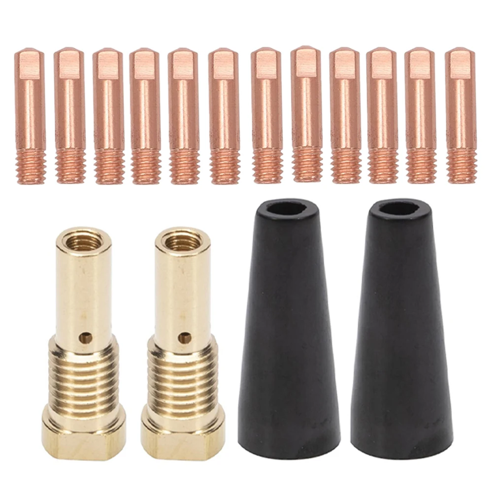 16pcs/set Flux Core Gasless Nozzle Tips Kit Copper Conductive Tips Welding Tips For FC90 For 80GL For MIG Welders
16pcs/set Flux Core Gasless Nozzle Tips Kit Copper Conductive Tips Welding Tips For FC90 For 80GL For MIG Welders